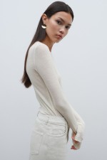 Fine-Knit Wool Sweater