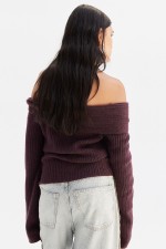 Off-the-Shoulder Sweater