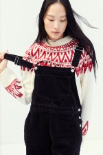 Jacquard-knit Sweater