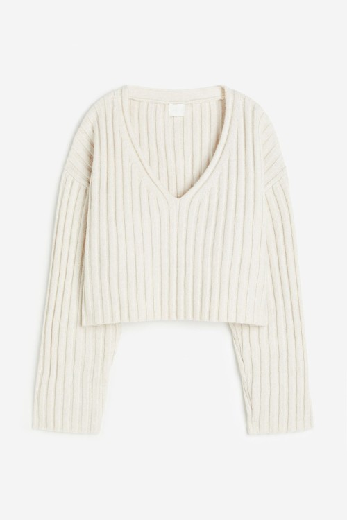 Rib-knit Sweater