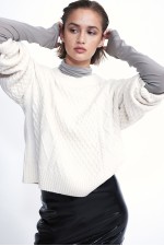 Cable-knit Sweater