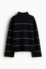 Wool-Blend Mock-Turtleneck Sweater